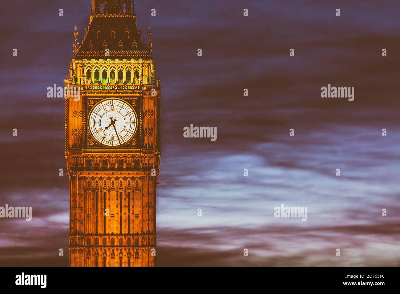 London Big Ben Clock Tower und Parlamentsgebäude in der Stadt Westminster, London, England, Großbritannien, Großbritannien Stockfoto