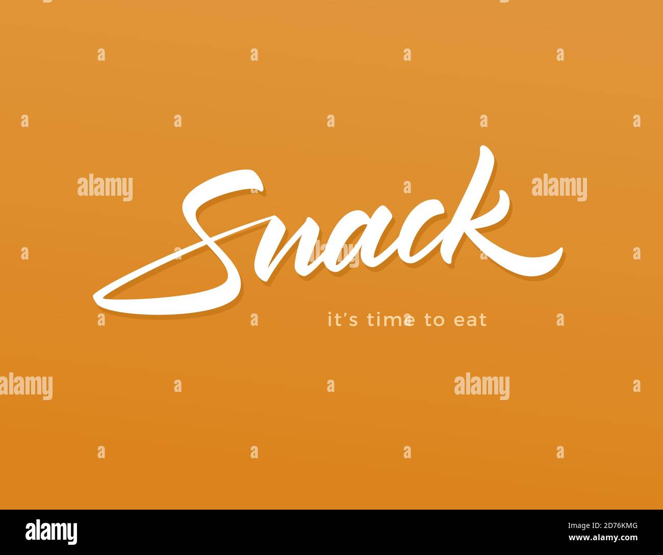 Beschriftung für Snack-Vektor Stock Vektor