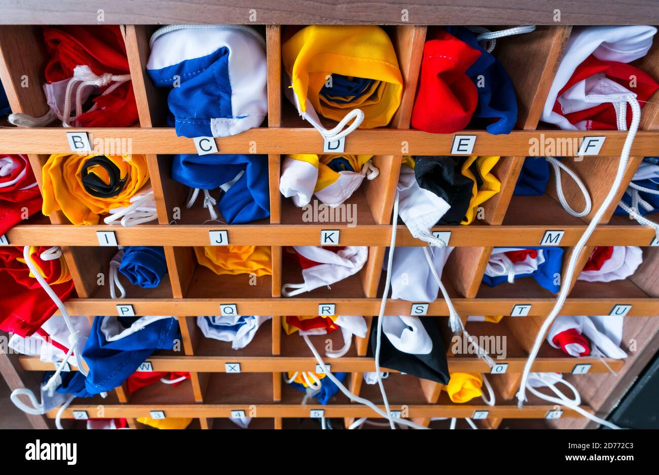 Navigationsbrücke, Ventus Australis Kreuzfahrtschiff, Magallanes und chilenische Antarktis Region, Chile, Südamerika, Amerika Stockfoto