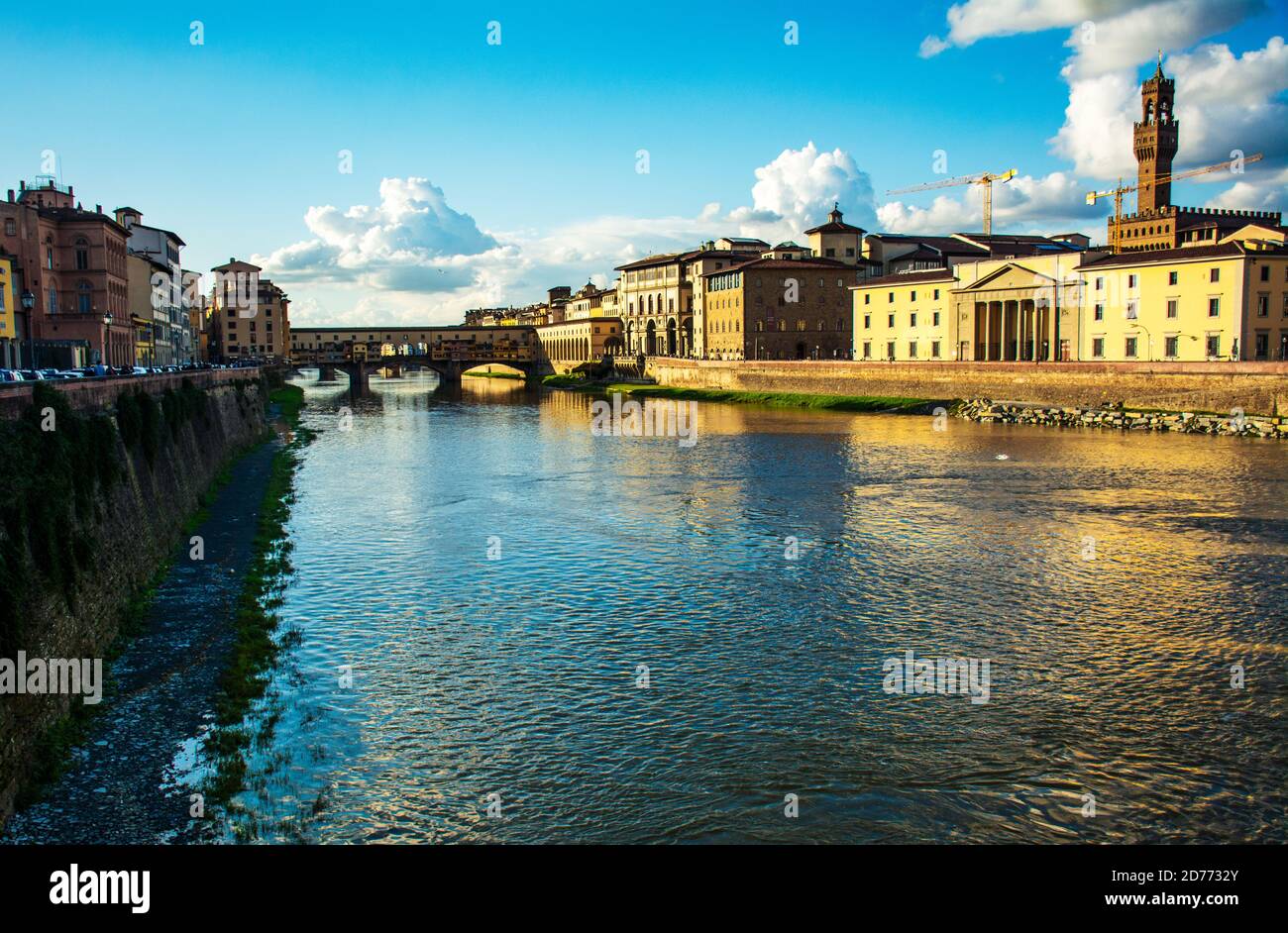 Scorcio su Ponte Vecchio Stockfoto