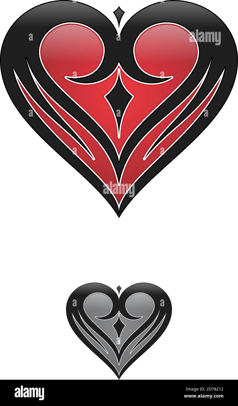 Abstrakte Liebe Ethnischen Tribal Symbol Symbol Fur Grafik Und Web Design Herzsymbol Auf Weissem Hintergrund Isoliert Vektorgrafik Eps 8 Eps 10 Stock Vektorgrafik Alamy