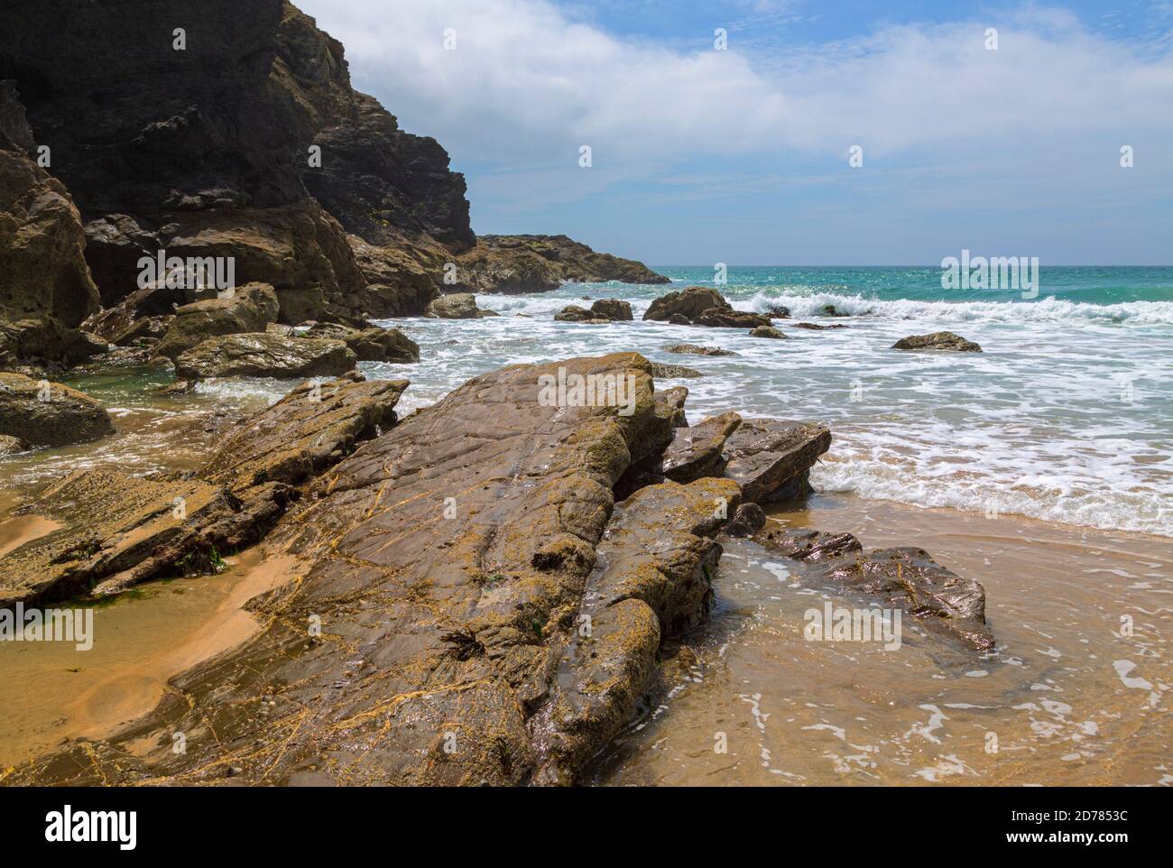 Dollar Cove Gunwalloe Stockfoto