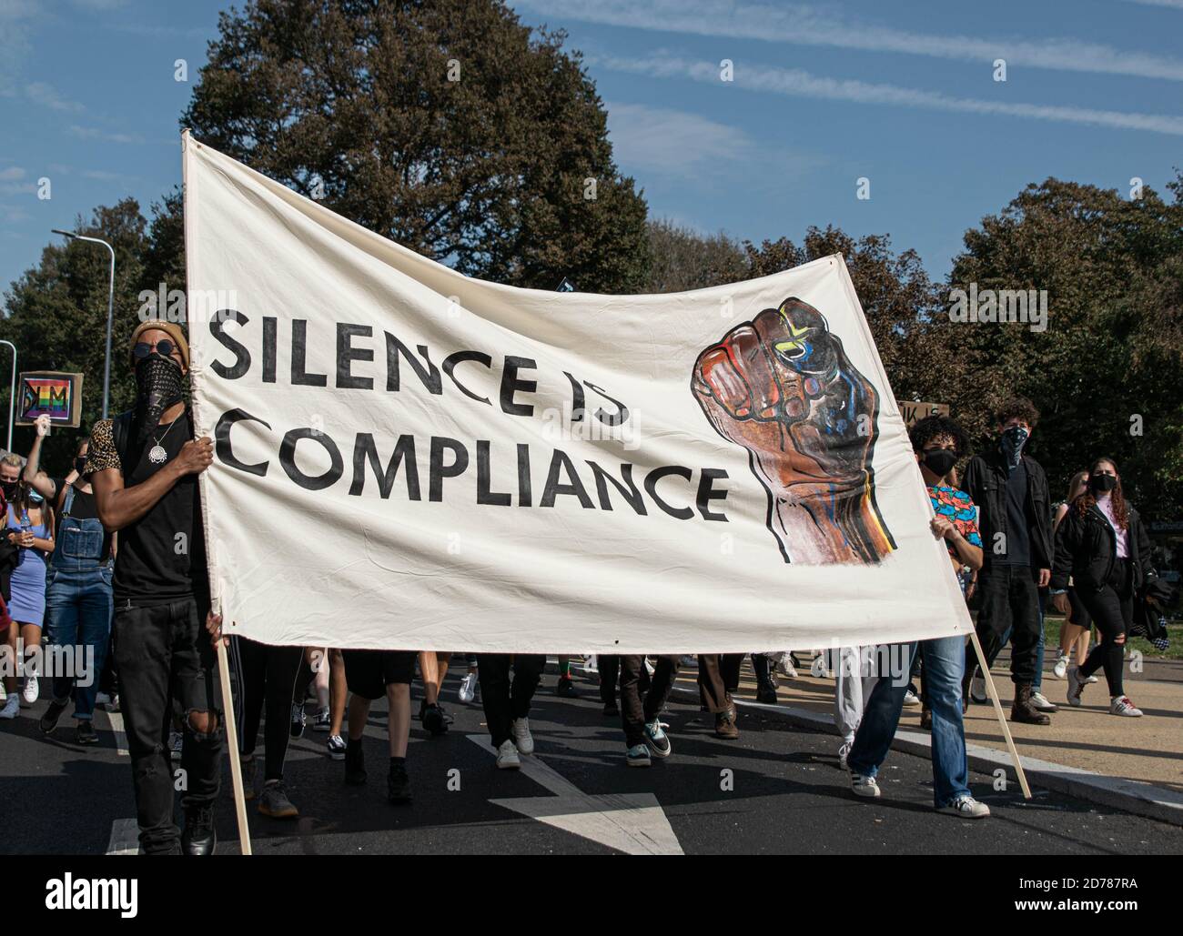 Black Lives Matter Brighton Stockfoto