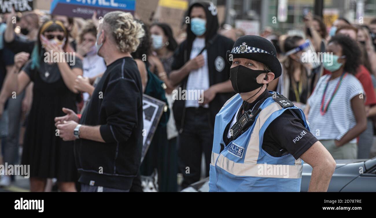 Black Lives Matter Brighton Stockfoto