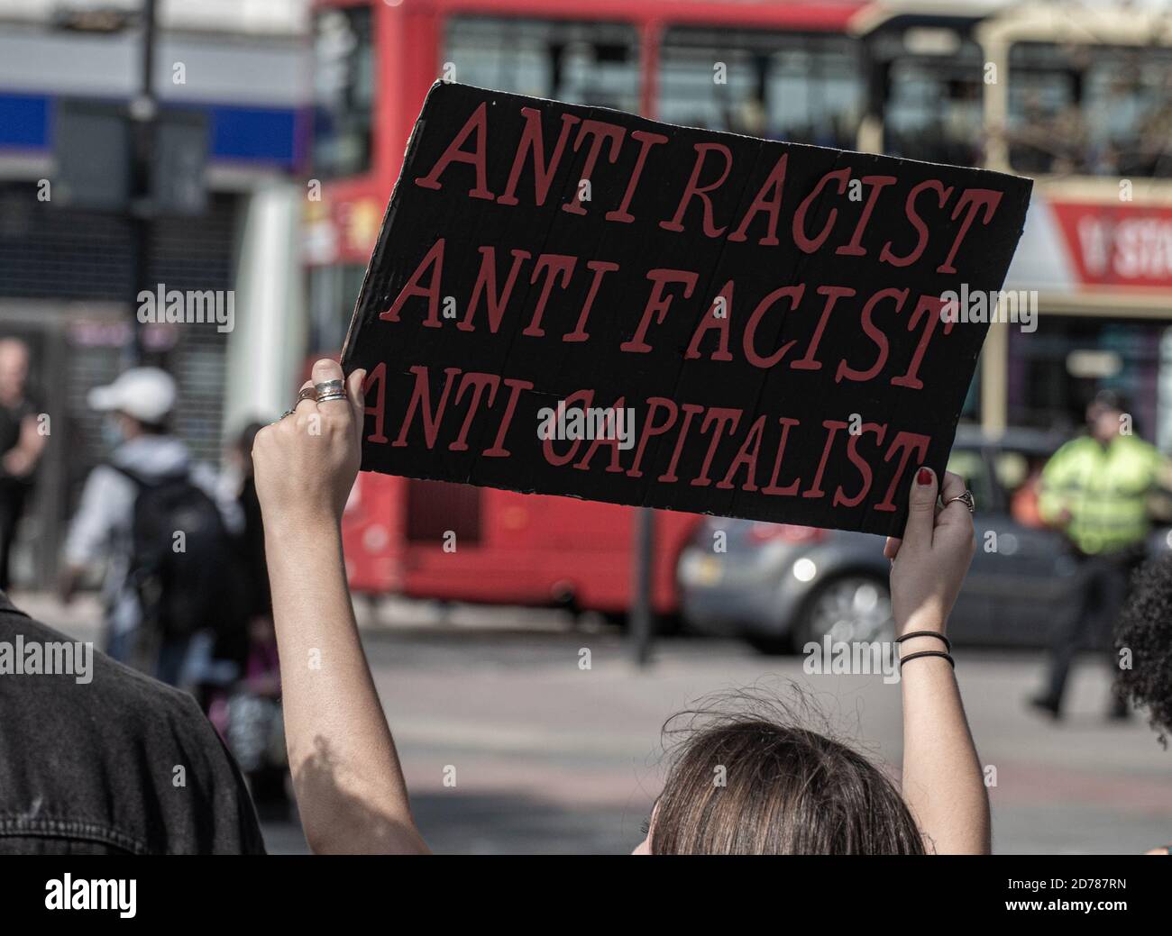 Black Lives Matter Brighton Stockfoto