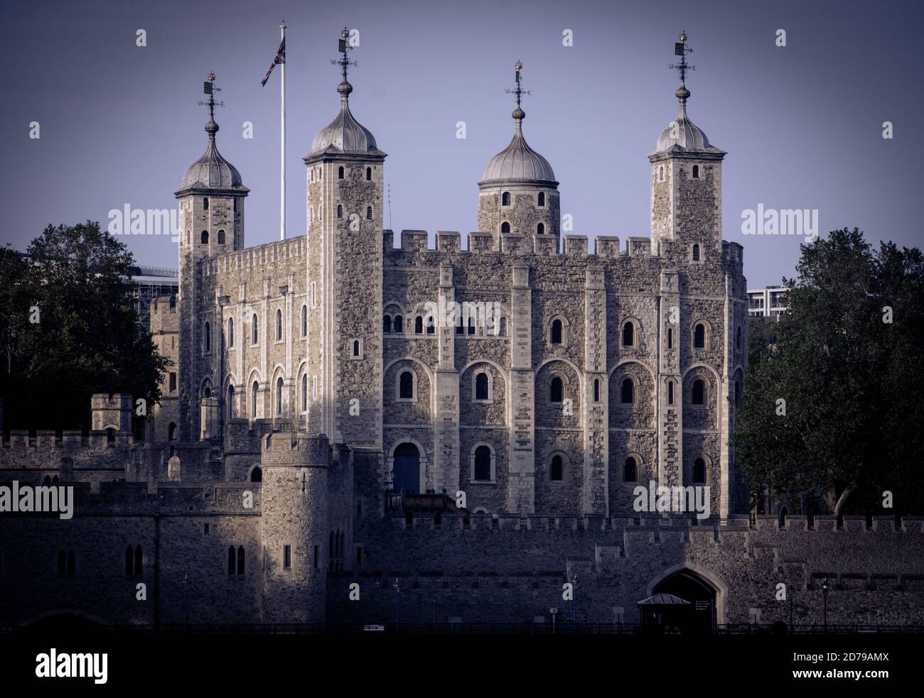 Wunderschöne Aussicht auf den Tower of London Stockfoto