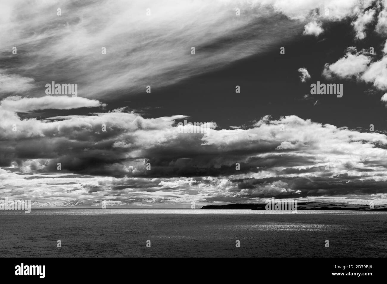 Seascape, mit Blick auf den Hafen von Kinsale und das irische Meer, Stockfoto