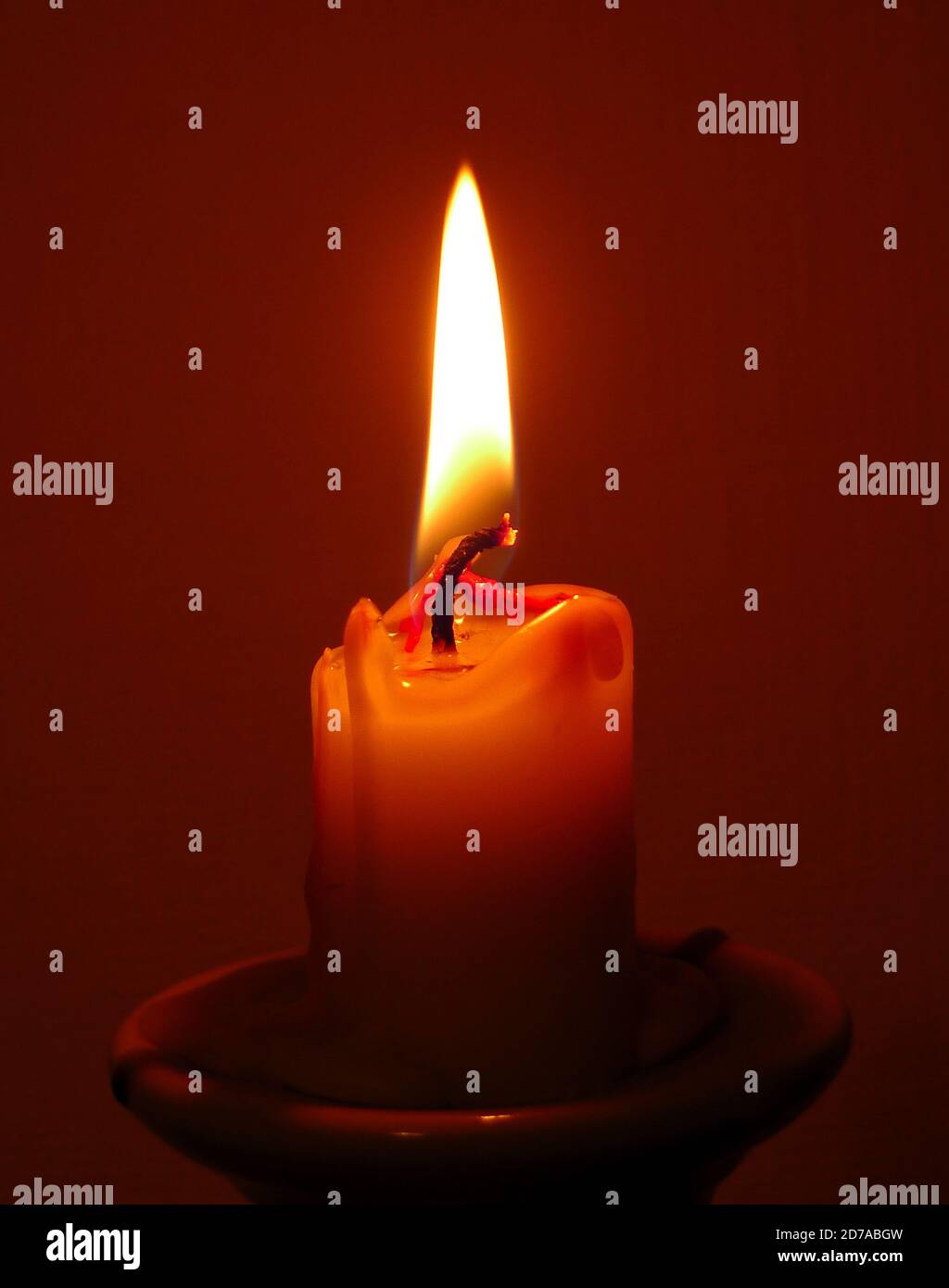 Weihnachtskerze Stockfoto