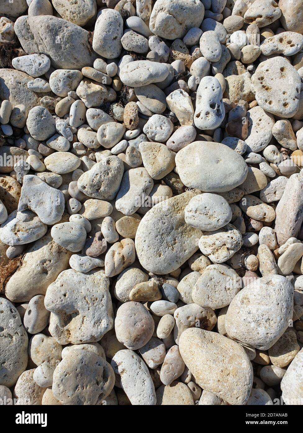 Abstrakte glatten runden Kieselsteinen meer Textur Hintergrund Stockfoto