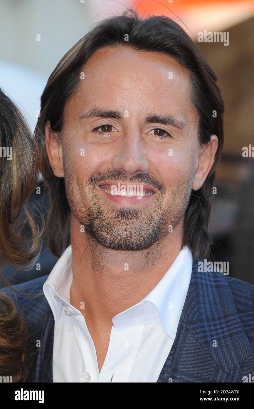 Jay Rutland nimmt an der Weltpremiere von Rush, Odeon Leicester Square, London, Teil. 2. September 2013 © Paul Treadway Stockfoto