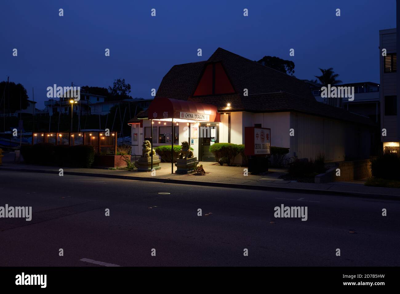 China Dragon Restaurant, Morro Bay, Kalifornien, USA Stockfoto