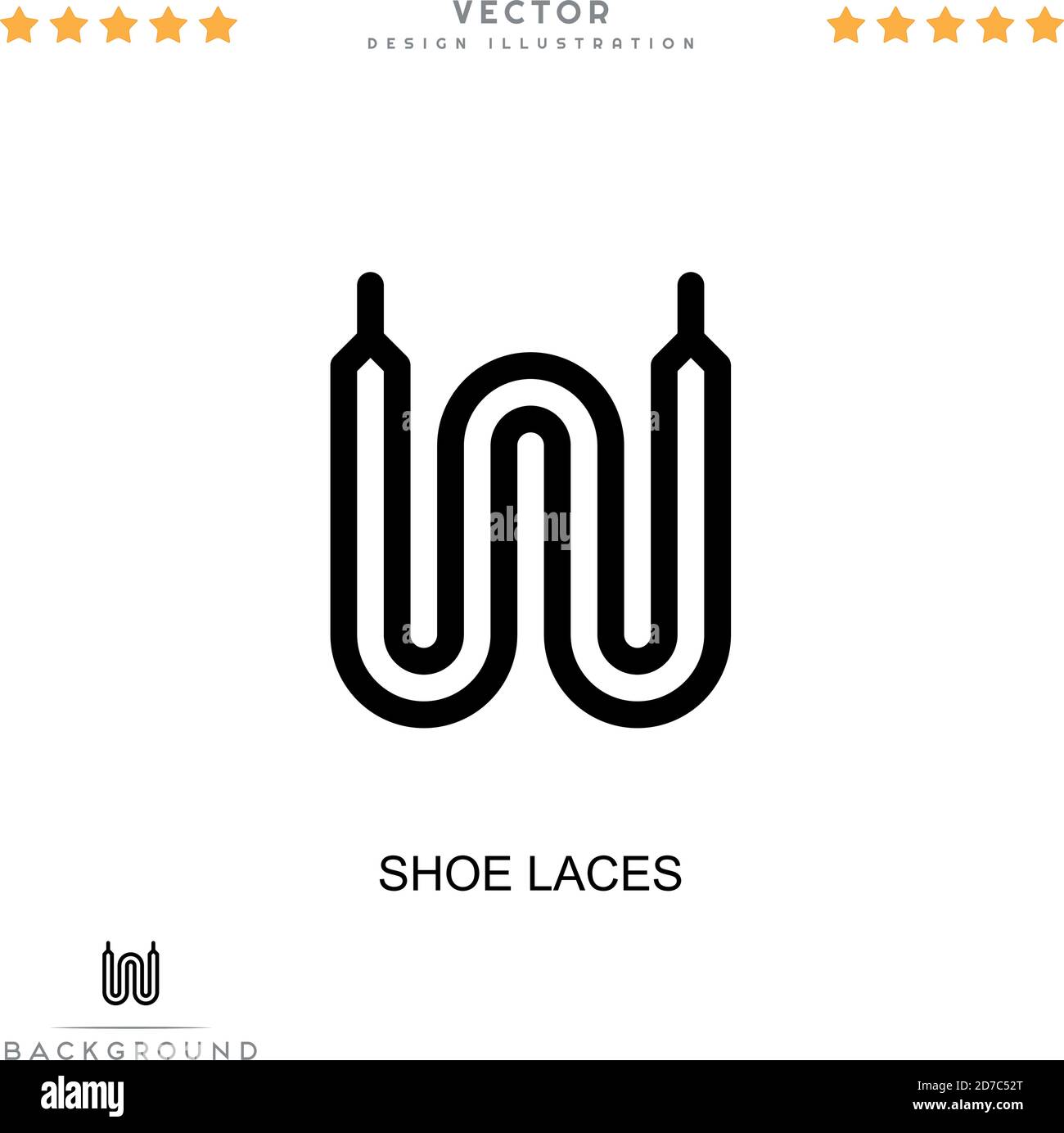 Symbol für Schnürsenkel. Einfaches Element aus der digitalen Störungs-Sammlung. Line Schuh Schnürsenkel Symbol für Vorlagen, Infografiken und mehr Stock Vektor