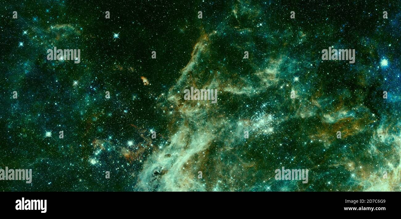 Tiefe Räume. Elemente dieses Bildes, die von der NASA bereitgestellt wurden. Stockfoto