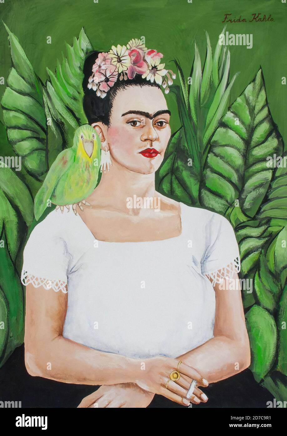 Frida Kahlo Erstes Bild Frida Kahlo Selbstbildnis Stockfotos und -bilder Kaufen - Alamy