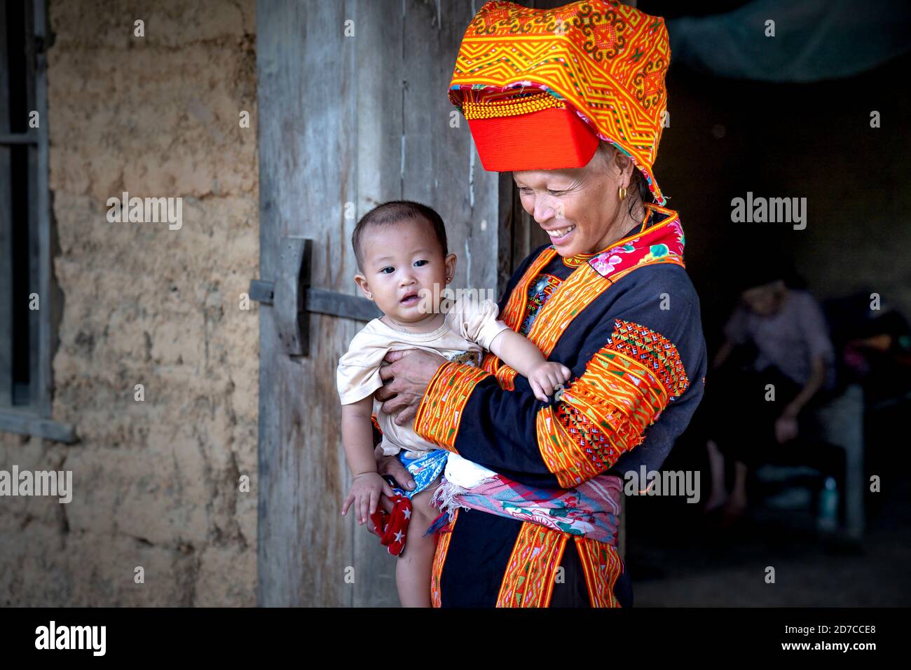 AI Quoc Kommune, Bezirk Loc Binh, lang Son - 22. September 2020: Live-Szene von Dao Lu Gang ethnischen Minderheiten in Ai Quoc Kommune, Loc Binh Distr Stockfoto