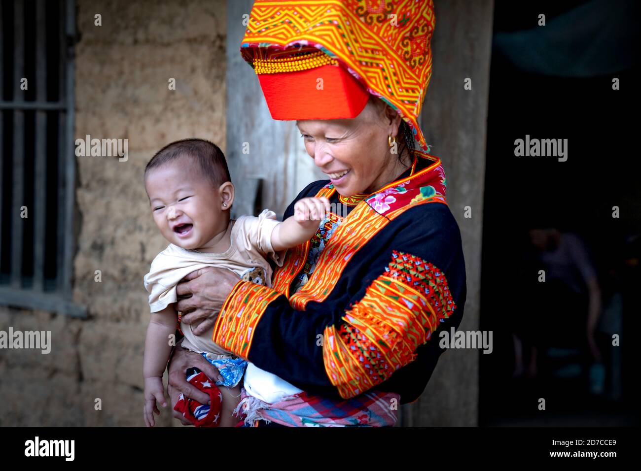 AI Quoc Kommune, Bezirk Loc Binh, lang Son - 22. September 2020: Live-Szene von Dao Lu Gang ethnischen Minderheiten in Ai Quoc Kommune, Loc Binh Distr Stockfoto