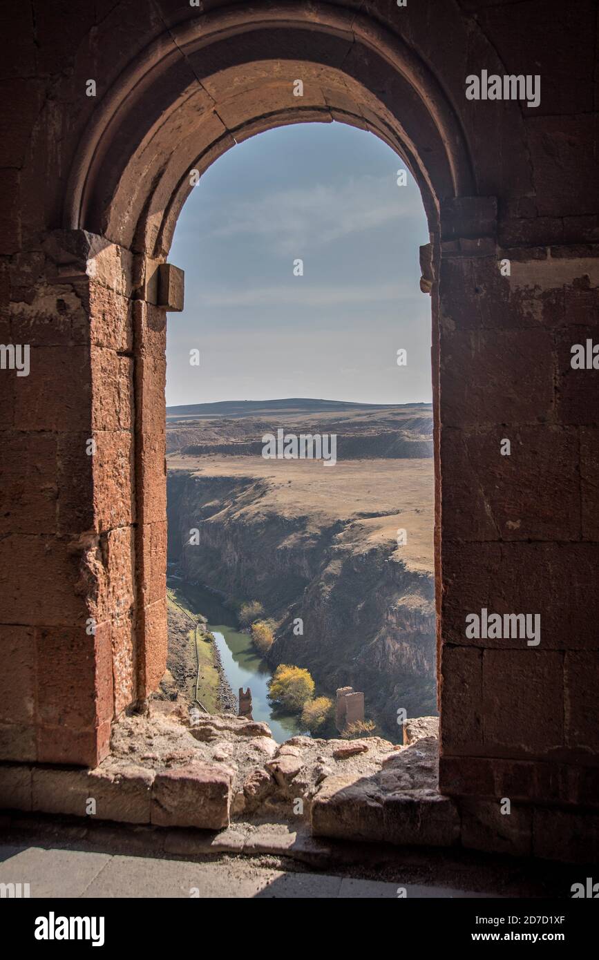 Kars Stadt und alte Stadt Ani in der Türkei Stockfoto