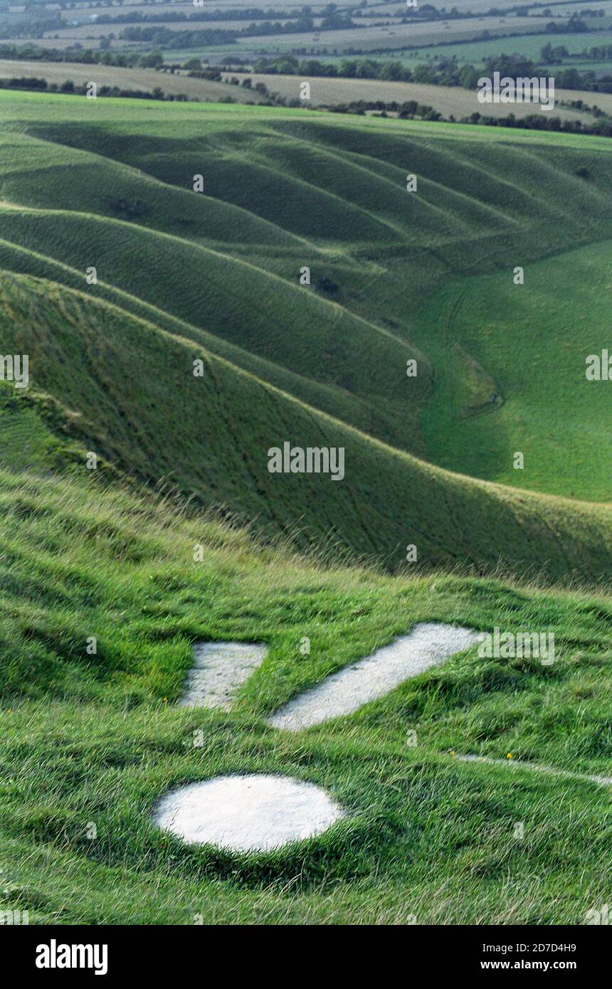 White Horse Hill Stockfoto