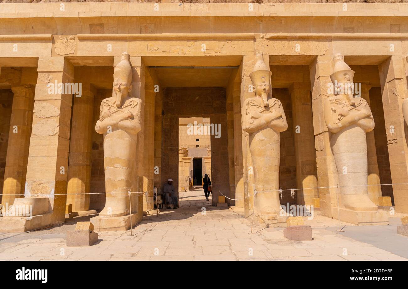 Leichentempel der Hatschepsut, Ägypten Stockfoto