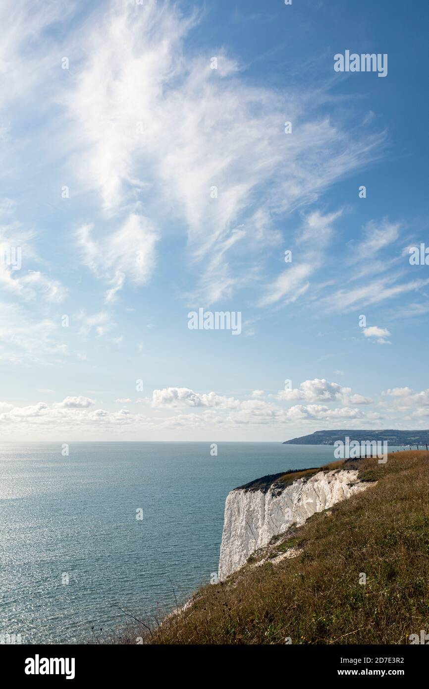 Culver Cliff und Sandown Bay, Isle of Wight Stockfoto