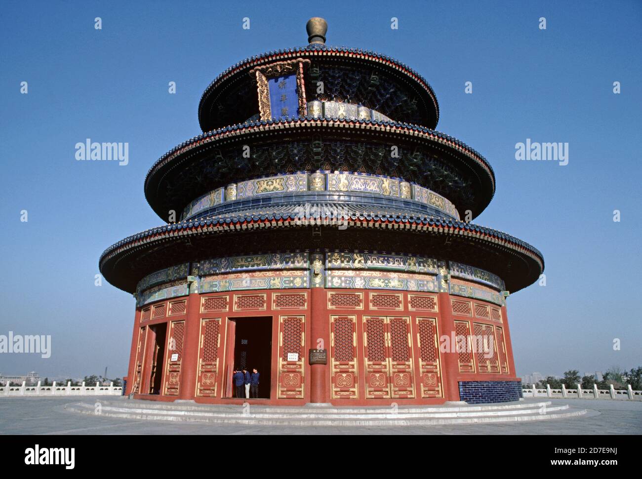 Himmelstempel erbaut in der frühen Hälfte des 15. Jahrhunderts, Peking, China, 1980er Jahre Stockfoto