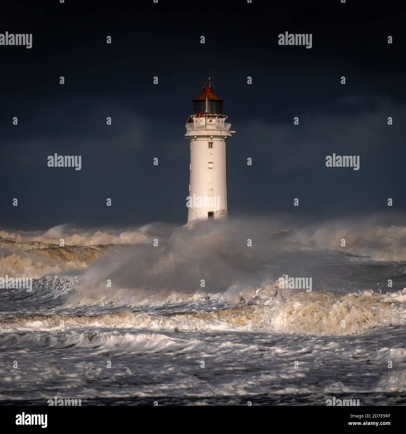 Sturm über den Wirral Stockfoto