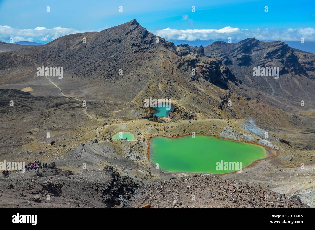 Tongariro Nationalpark März 2019 Stockfoto