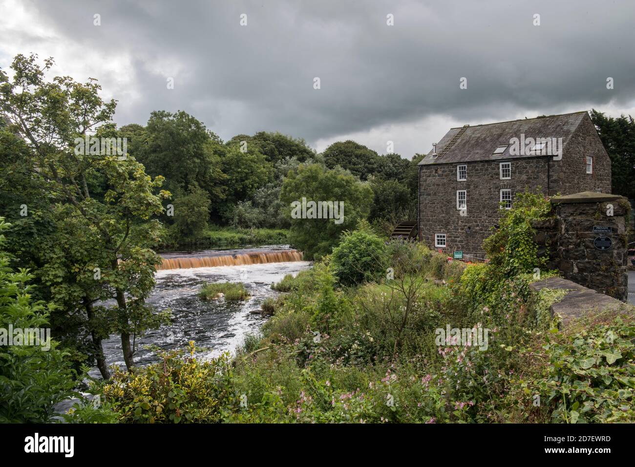 Bonner Mill neben Bushmills River in der Grafschaft Antrim, Nordirland, Großbritannien Stockfoto