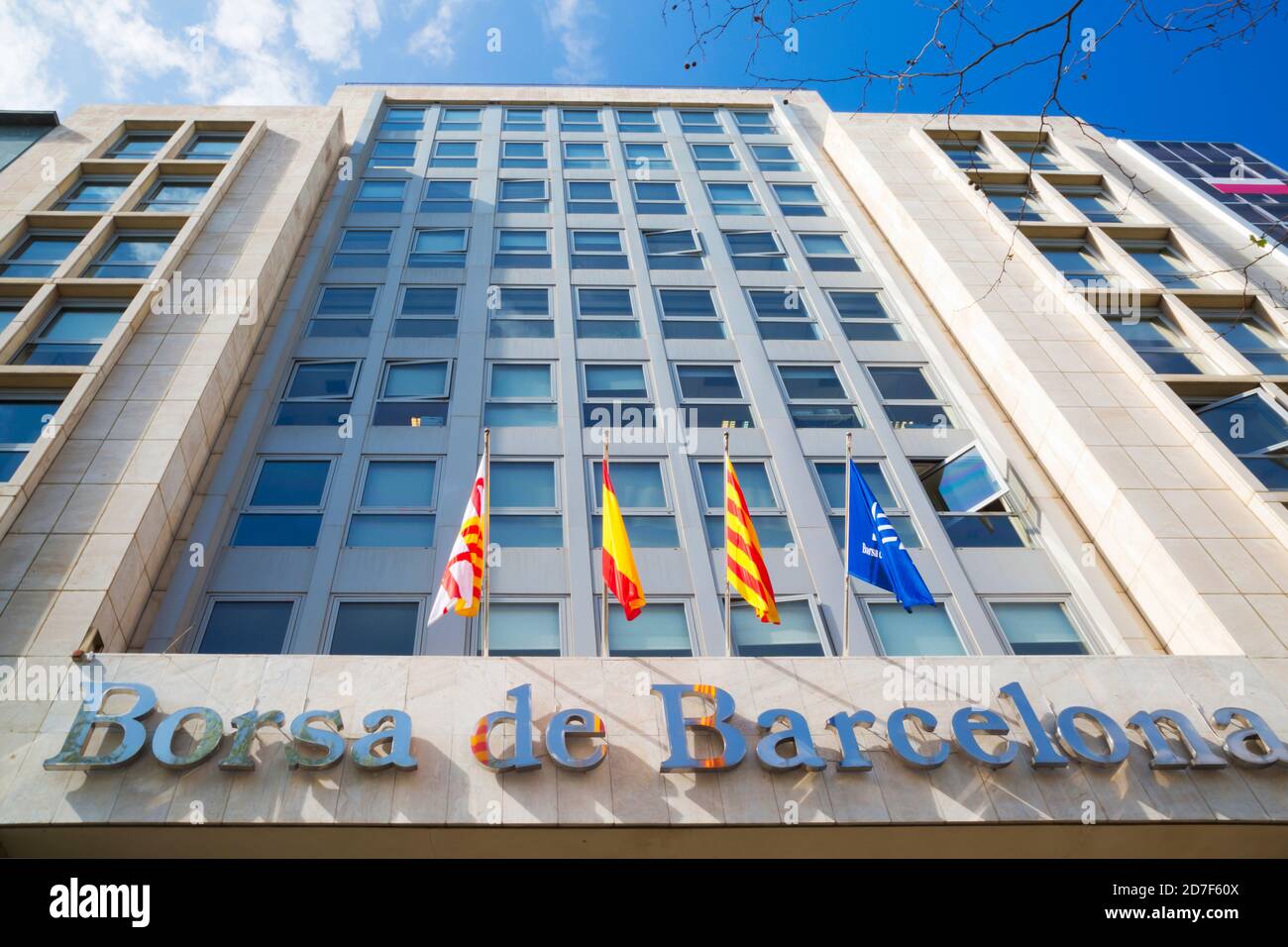 Barcelona-Börse Stockfoto