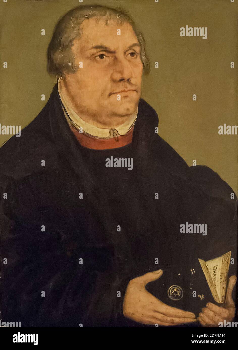 Martin Luther von Lucas Cranach dem Jüngeren im Soumaya Museum, Mexiko-Stadt, Mexiko Stockfoto