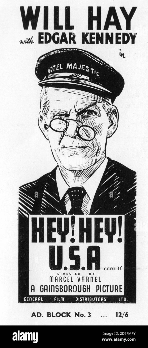 WIRD HEU IN HEY ! HEY! USA 1938 Regisseur MARCEL VARNEL Gainsborough Pictures / General Film Distributors (GFD) Stockfoto
