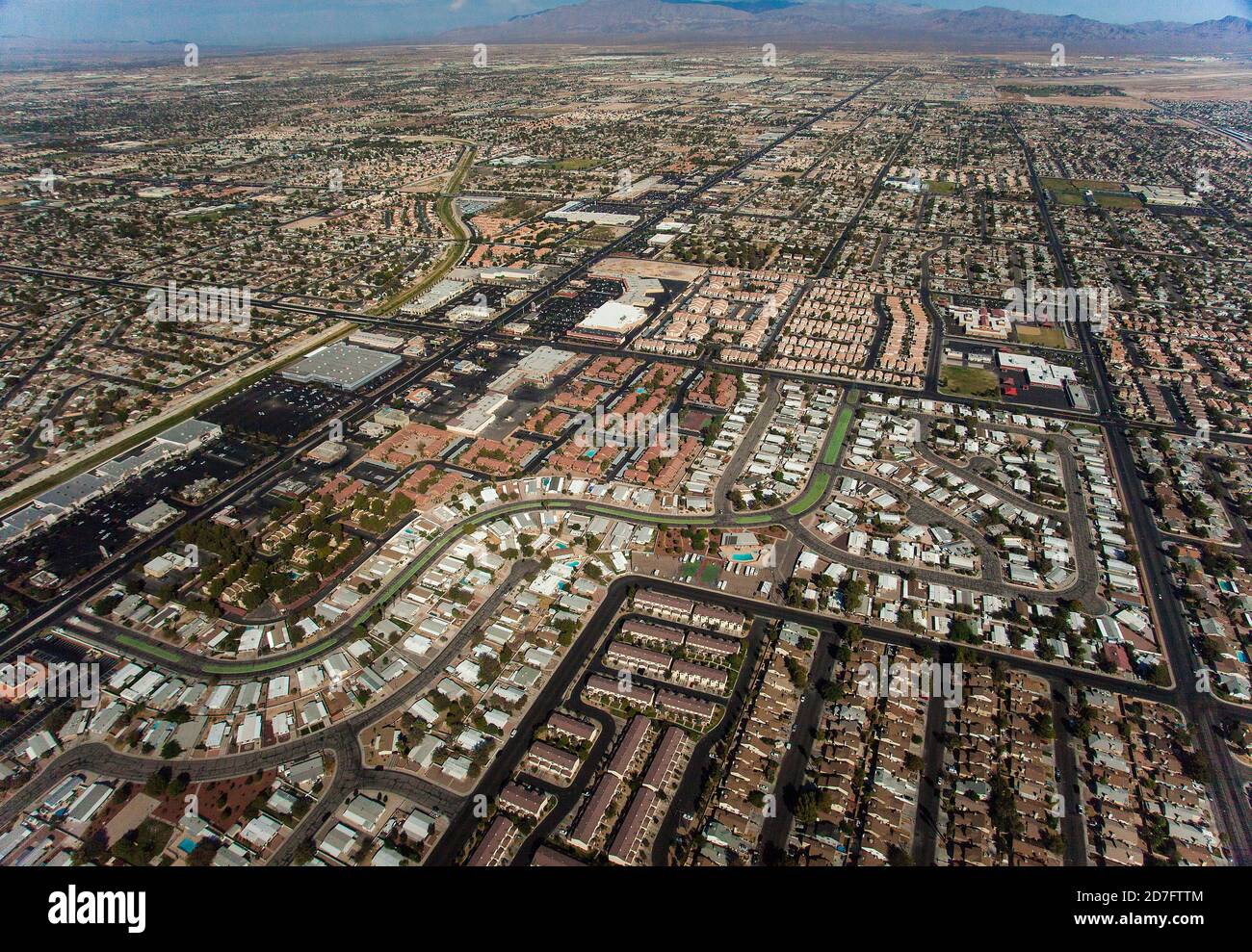 Vororte Las Vegas, Nevada, USA Stockfoto