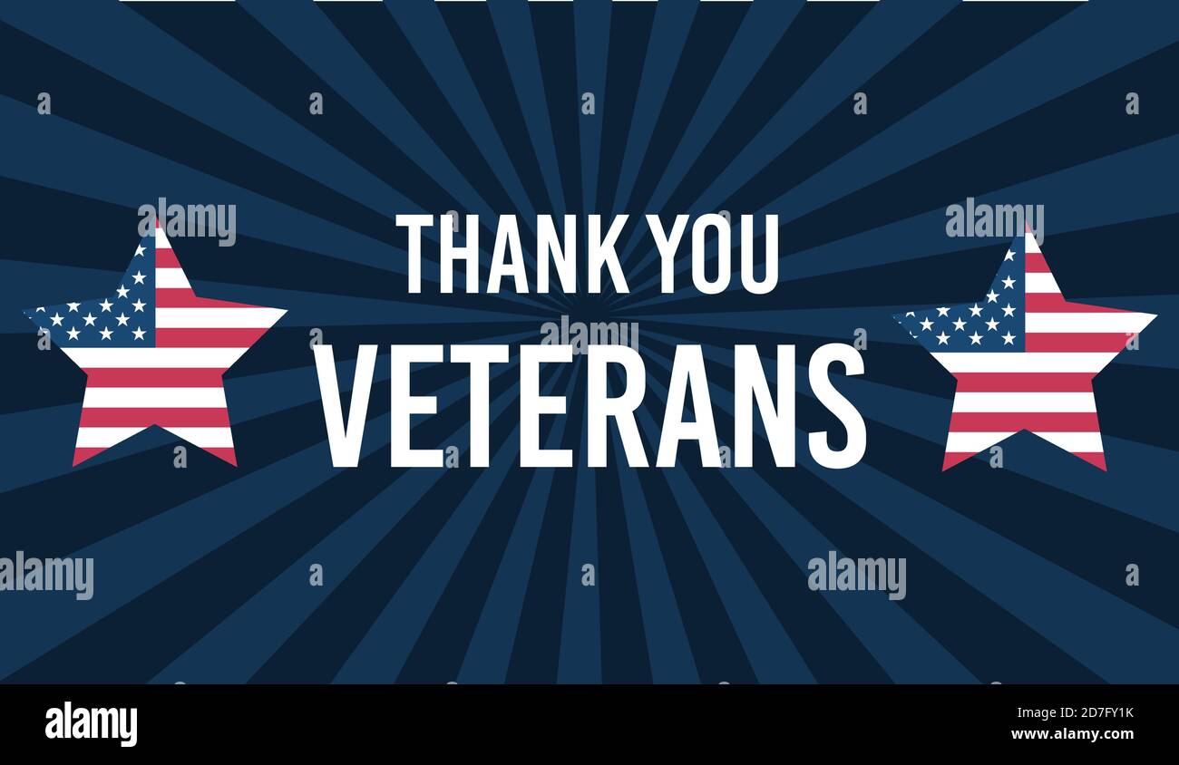 Veterans Day. Ehrt alle, die gedient haben. November 11. Stock Vektor
