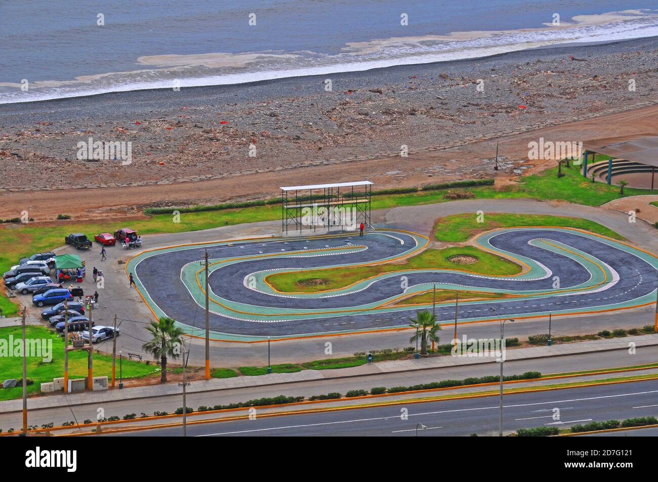 Mini Autodromo de Magdalena del Mar, San Isidro, Lima, Peru Stockfoto