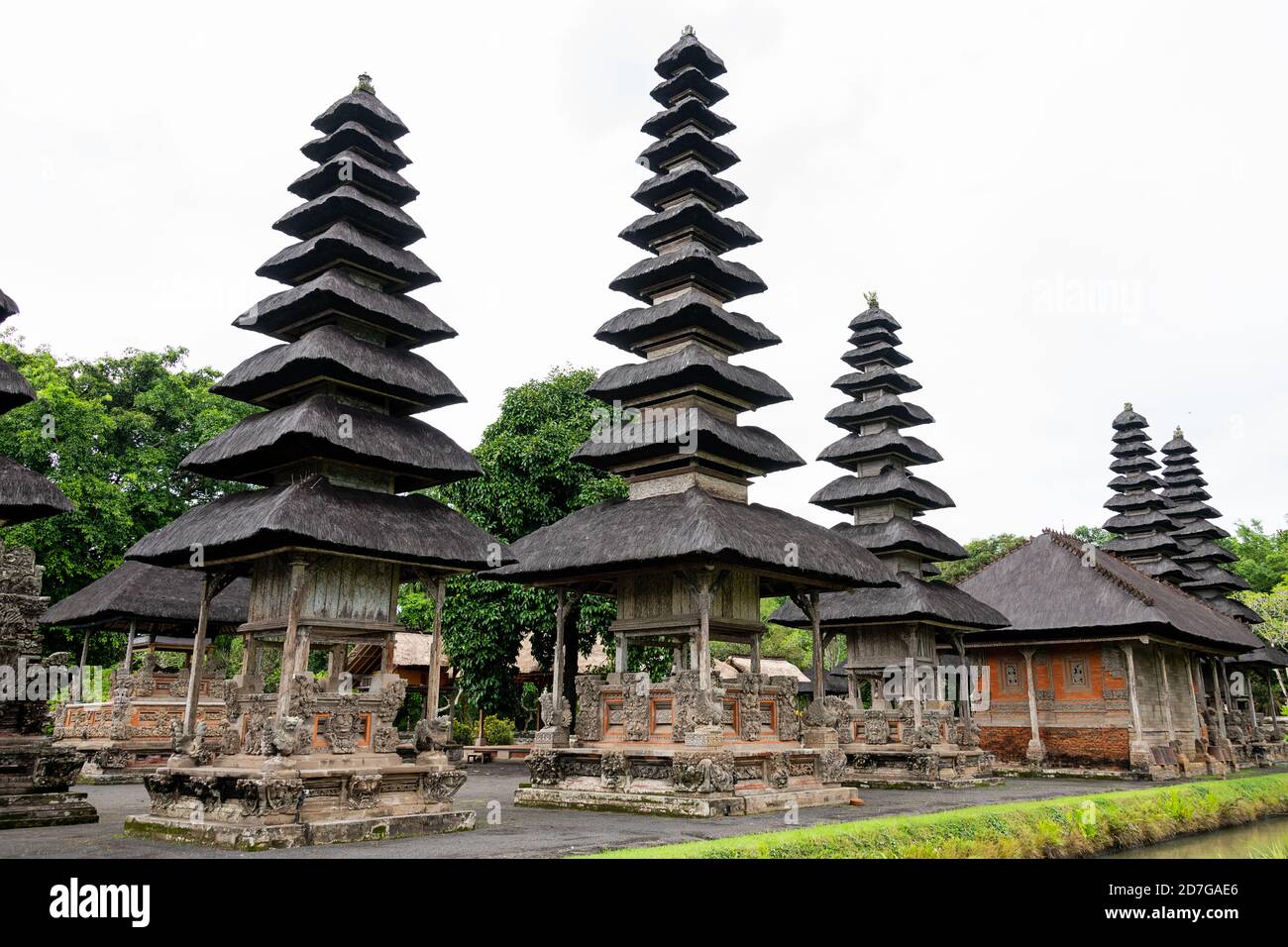 Taman Ayun Tempel als Teil der Welt kulturellen Tourismus-Website und auch sehr anspruchsvolle architektonische Gestaltung. Stockfoto