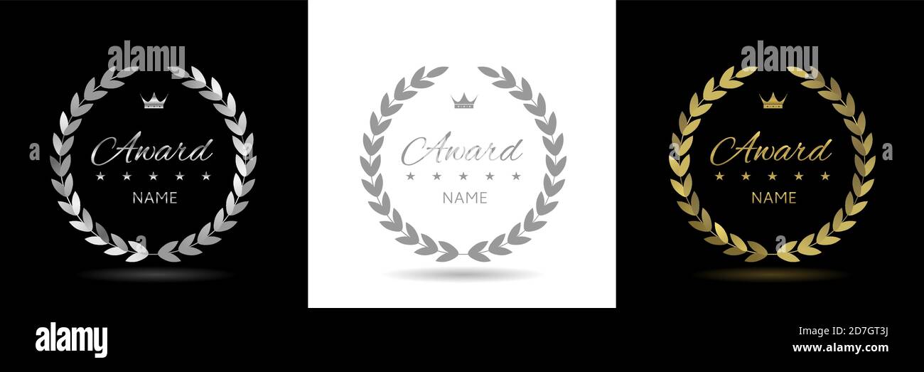 Award-Icon-set Stock Vektor