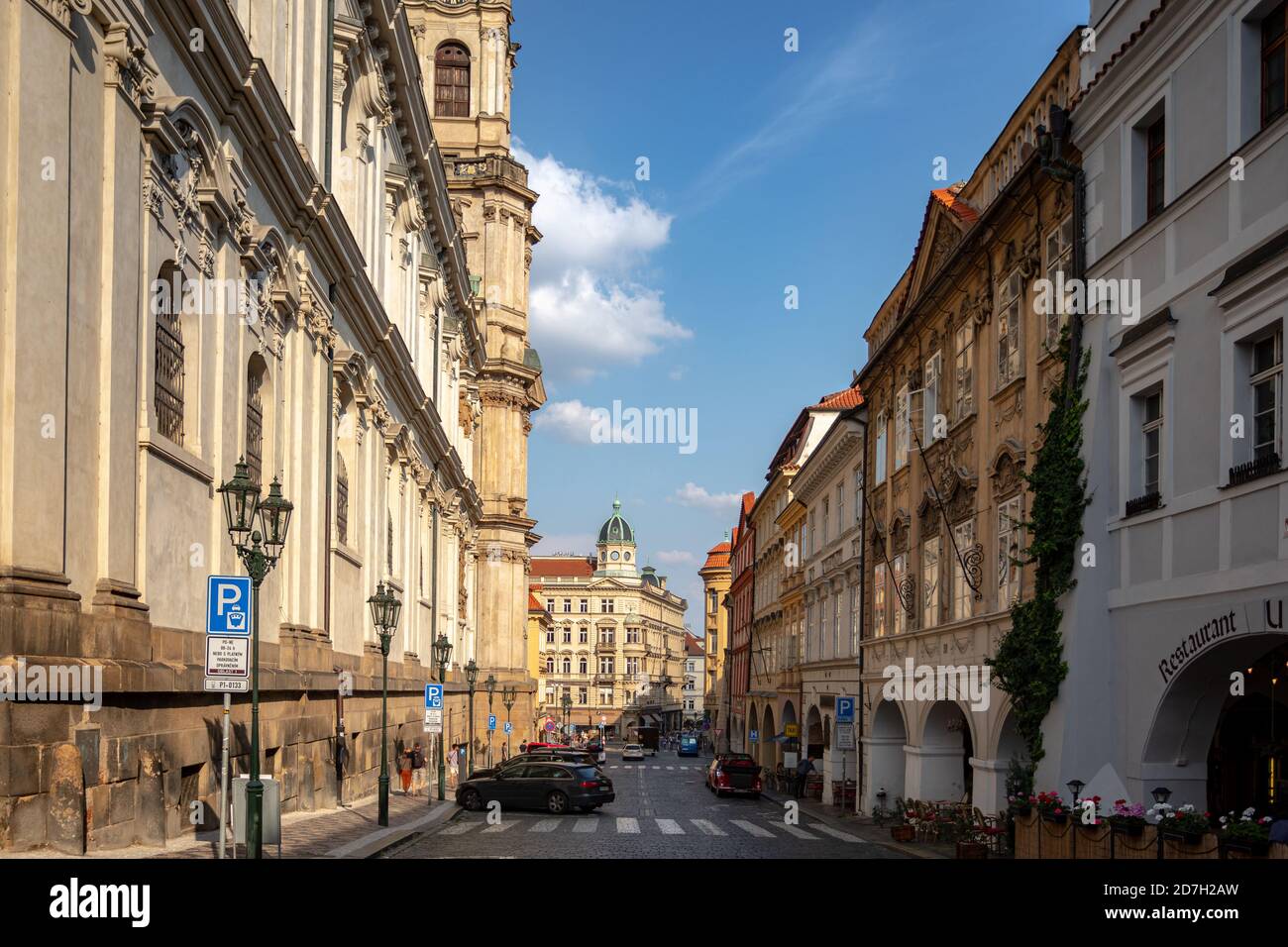 Straßen von Prag, Tschechische Republik Stockfoto