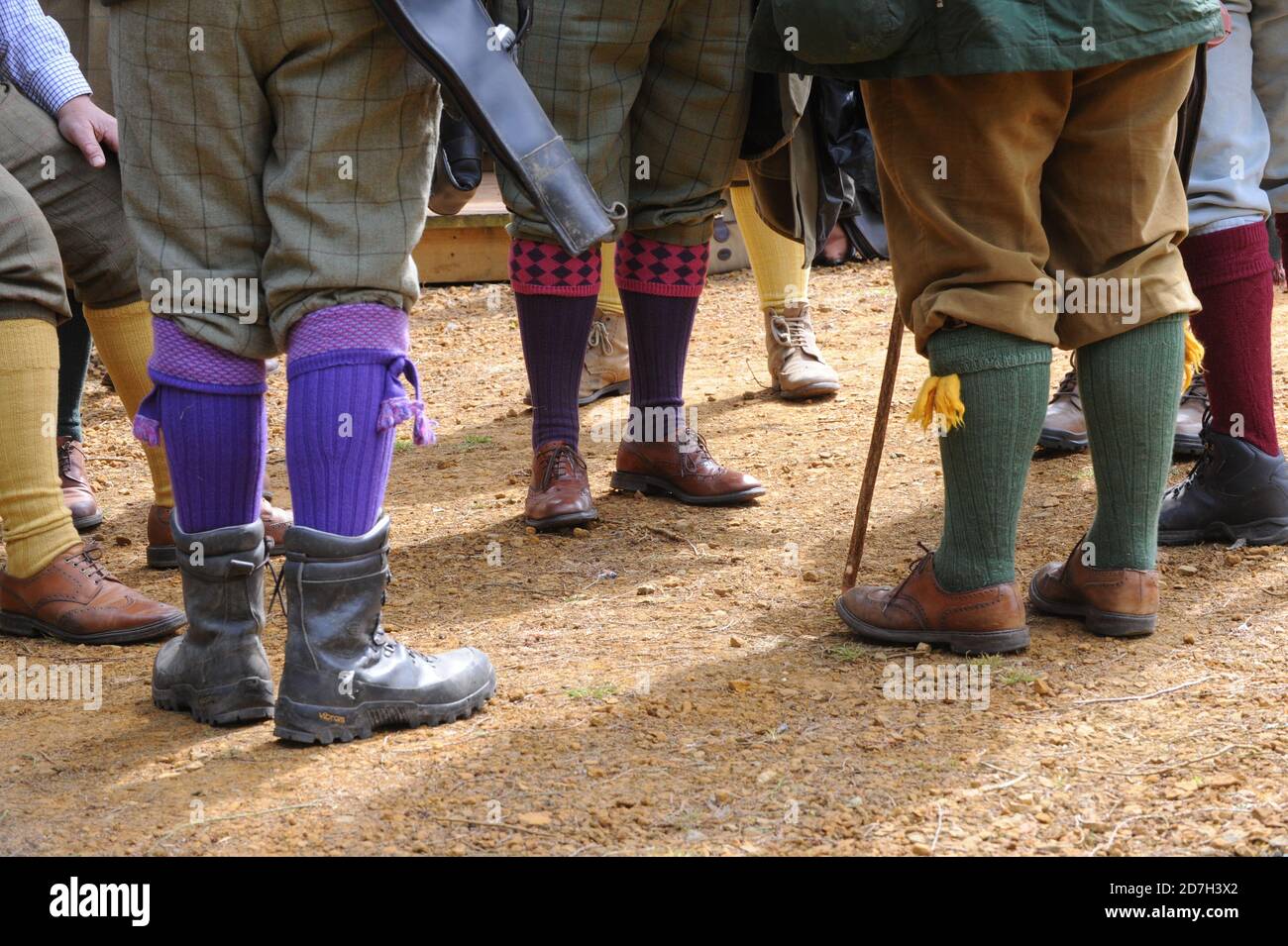 Shooting Party Socken Stockfotografie - Alamy