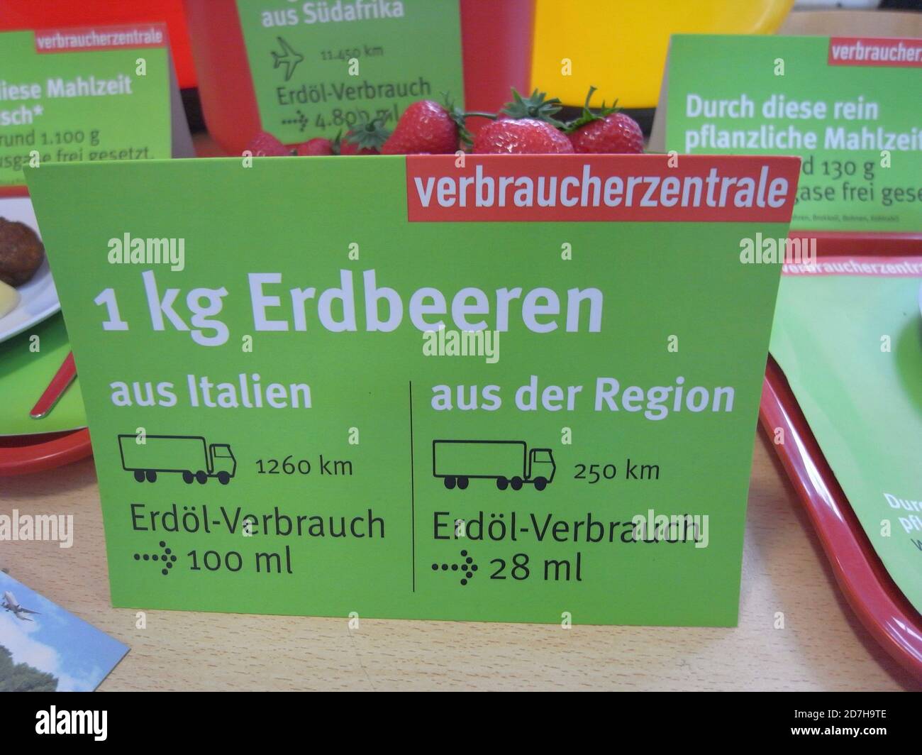 Klimaschutz, nachhaltige Nutzung von Lebensmitteln, Deutschland Stockfoto