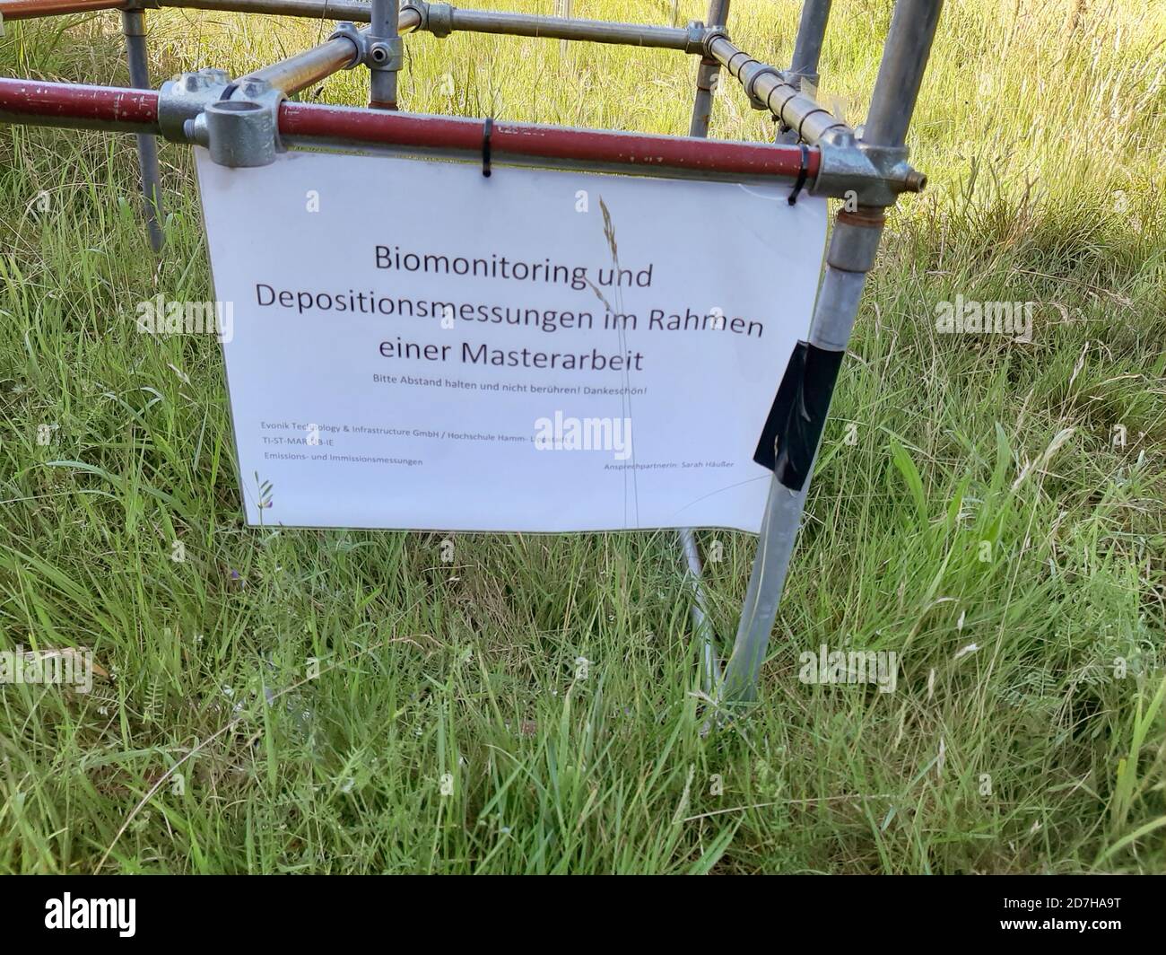 Wissenschaftliche Station zur Analyse der Luftqualität, Deutschland Stockfoto