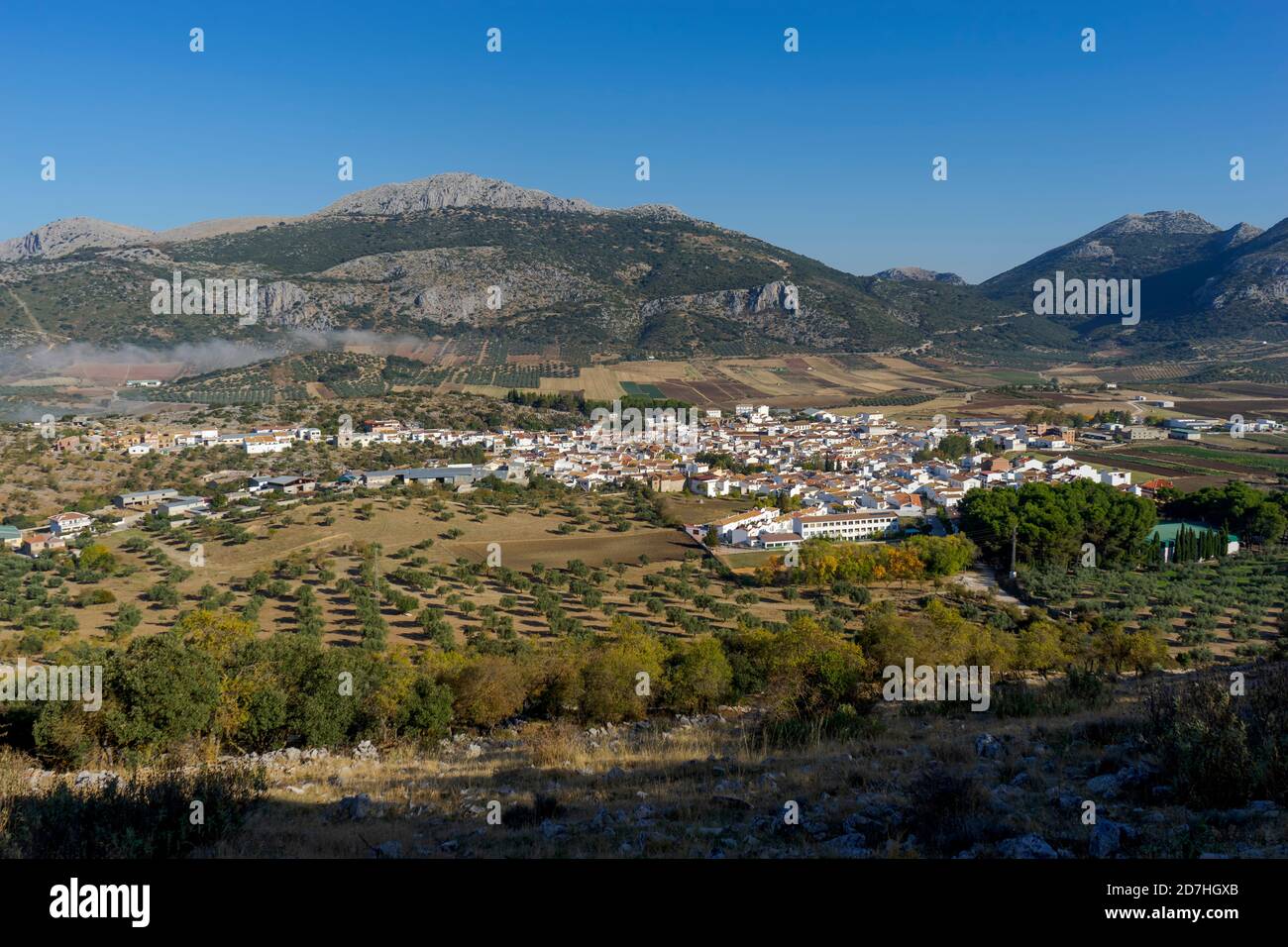 Alfarnate Gemeinde La Axarquia de Malaga, Andalusien Stockfoto