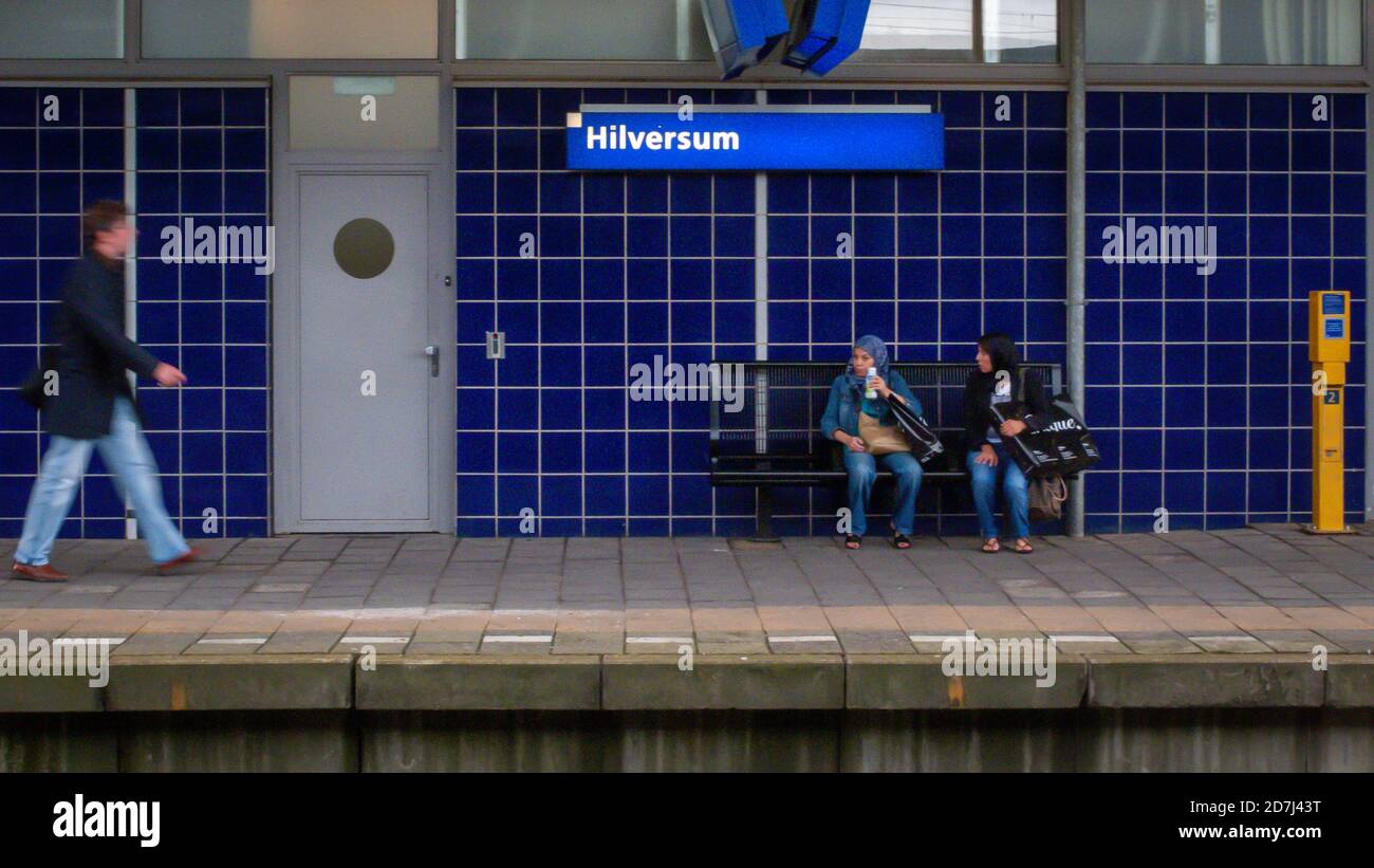 TallantImages Zug, Züge Bahnhof Hilversum Stockfoto