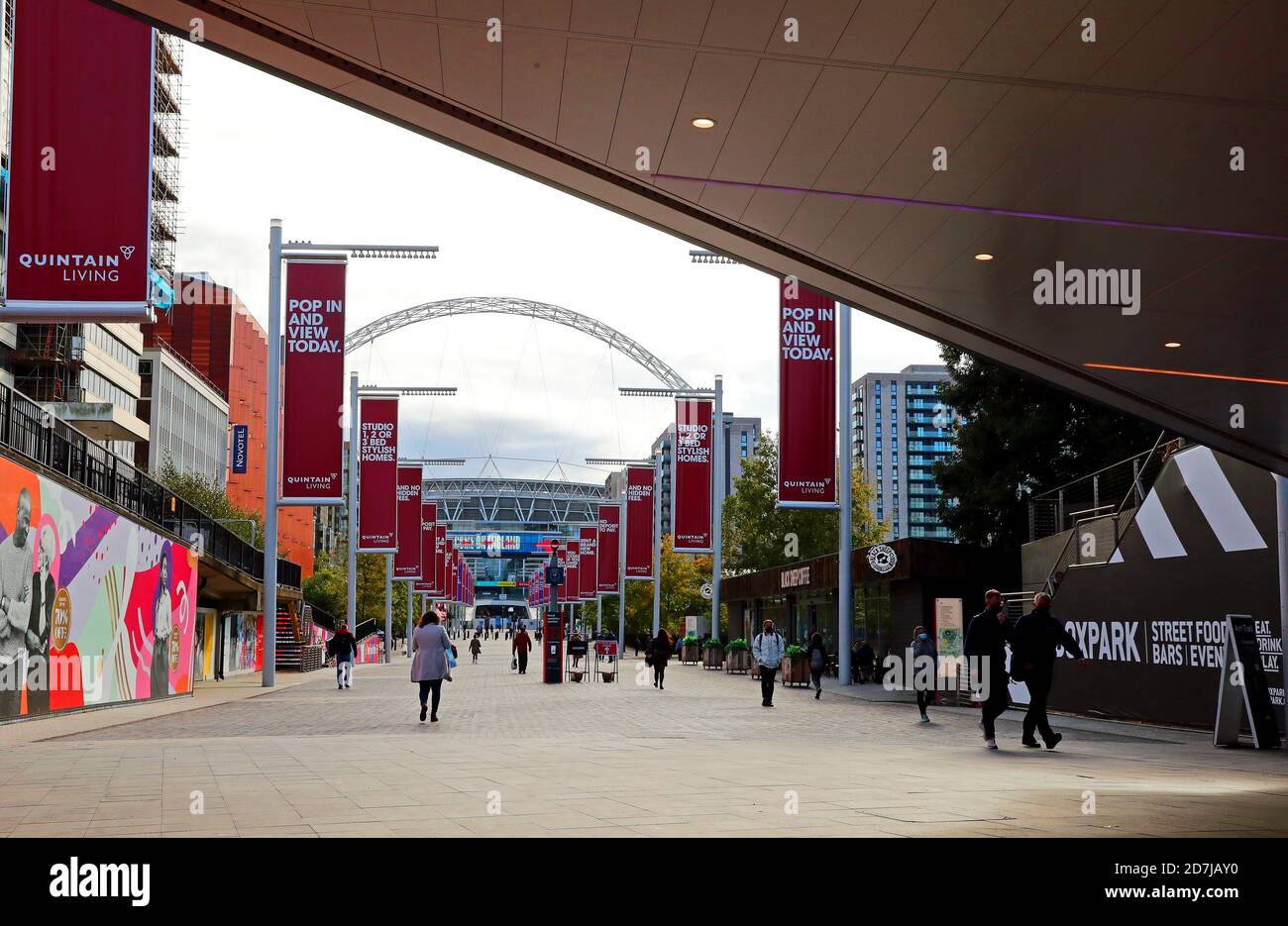 WEMBLEY STADIUM, ENGLAND V WALES, 2020 Stockfoto