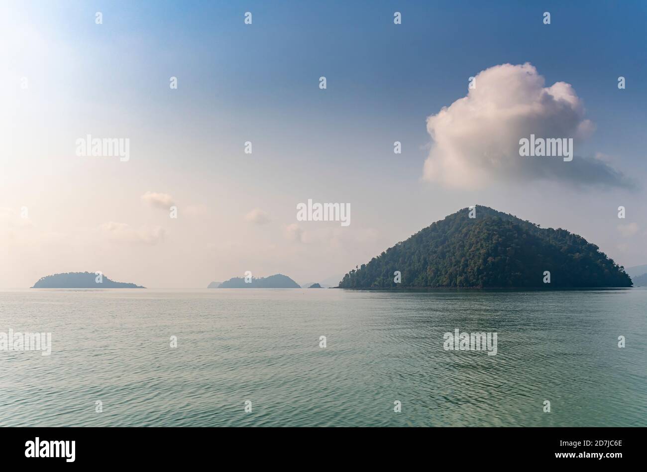 Myanmar, Tanintharyi Region, kleine Inseln des Mergui Archipels Stockfoto