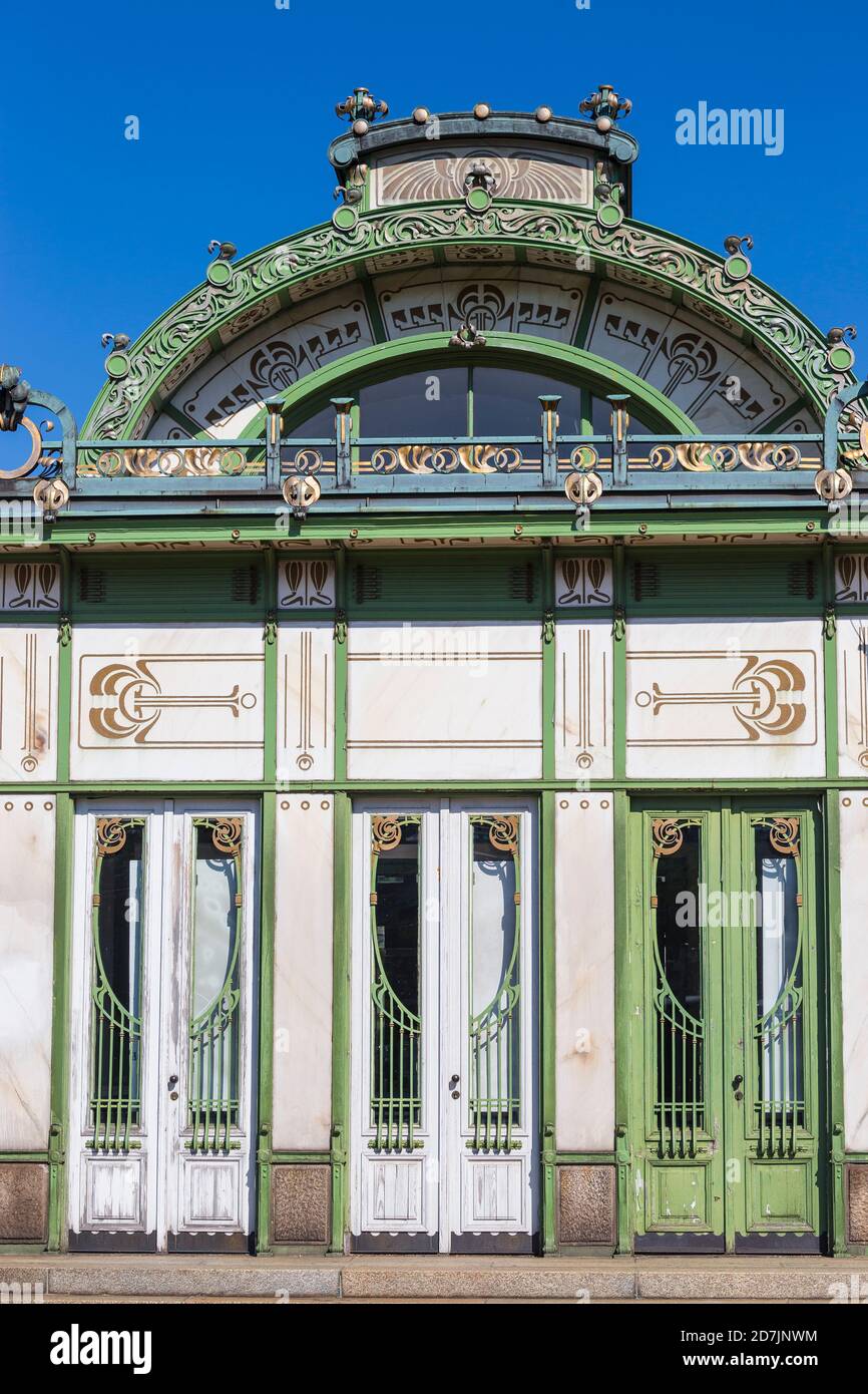 Österreich, Wien, U-Bahn-Station Karlsplatz Stockfoto