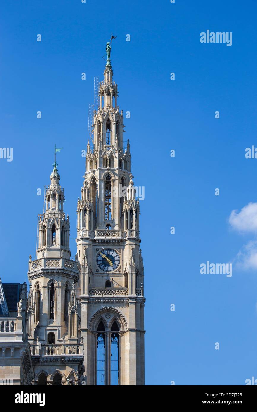 Österreich, Wien, Rathaus Stockfoto