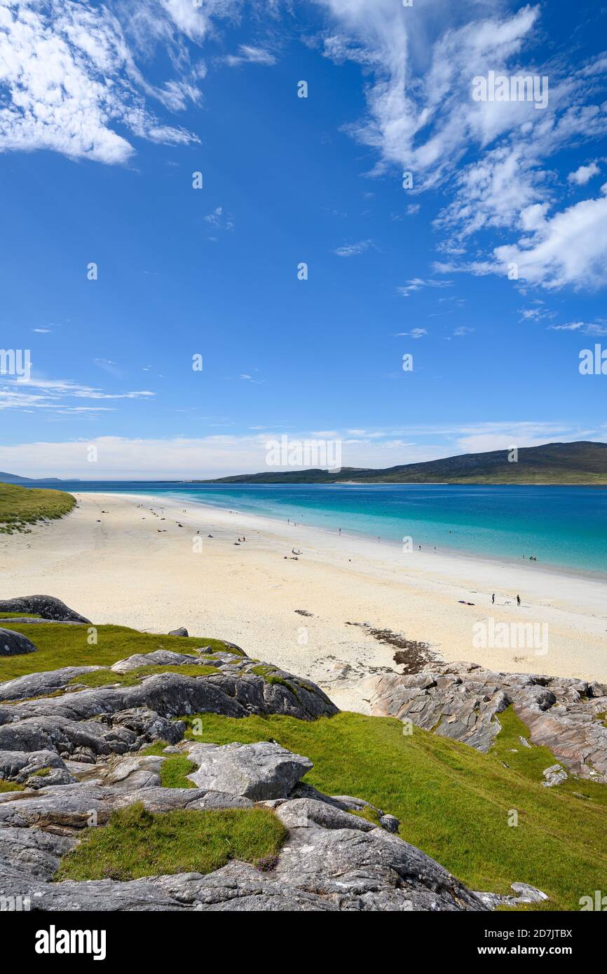 Luskentire Beach im Sommer Stockfoto