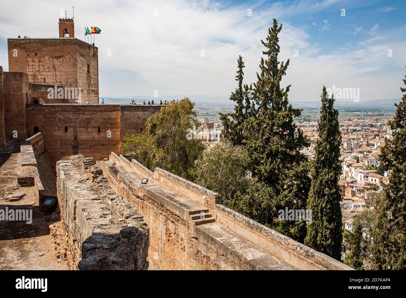 Die Alhambra ist ein andalusischer Palastkomplex in Granada Stockfoto Die Alhambra ist ein andalusischer Palastkomplex in Granada Stockfoto