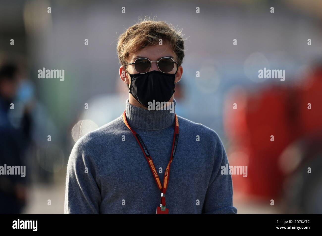 Internationale Rennstrecke Algarve, Portimao, Portugal. Oktober 2020. Formel 1, Portugal Grand Prix, Praxis Tag; Scuderia AlphaTauri Honda, Pierre Gasly Kredit: Action Plus Sport/Alamy Live News Stockfoto