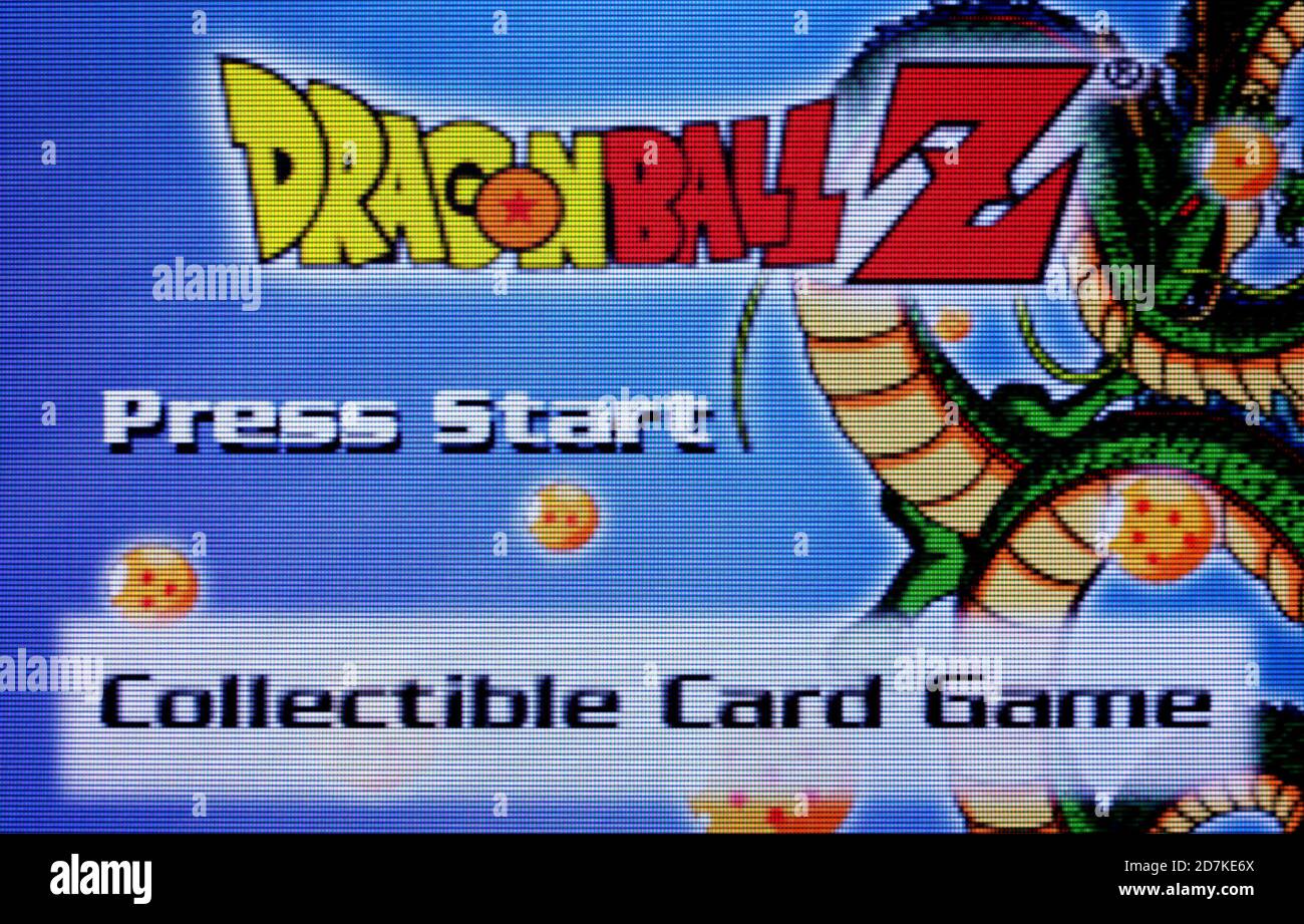 Dragonball Z Sammelkartenspiel - Nintendo Game Boy Advance Videospiel – nur für redaktionelle Zwecke Stockfoto